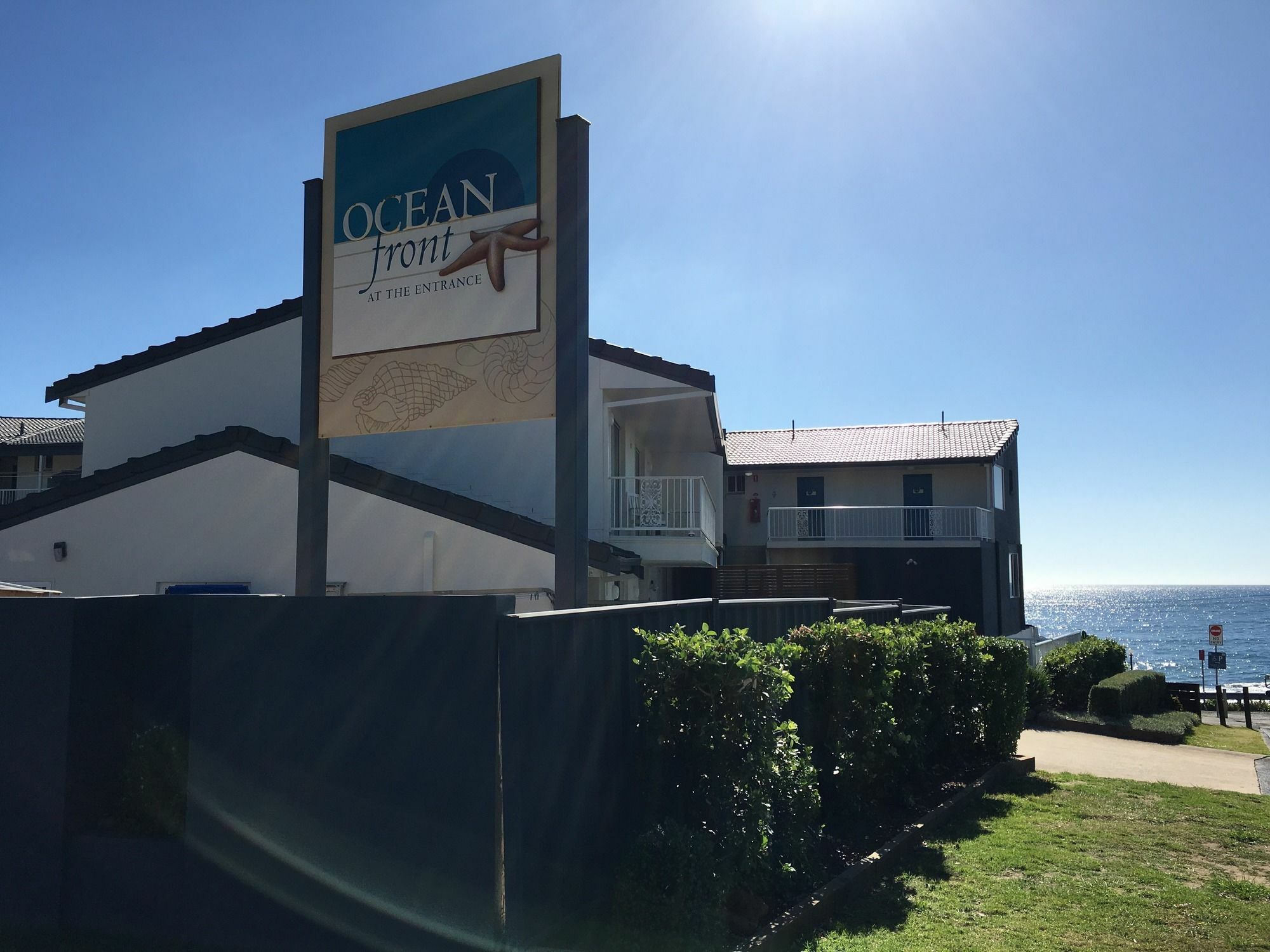 Ocean Front Motel Entrance Buitenkant foto